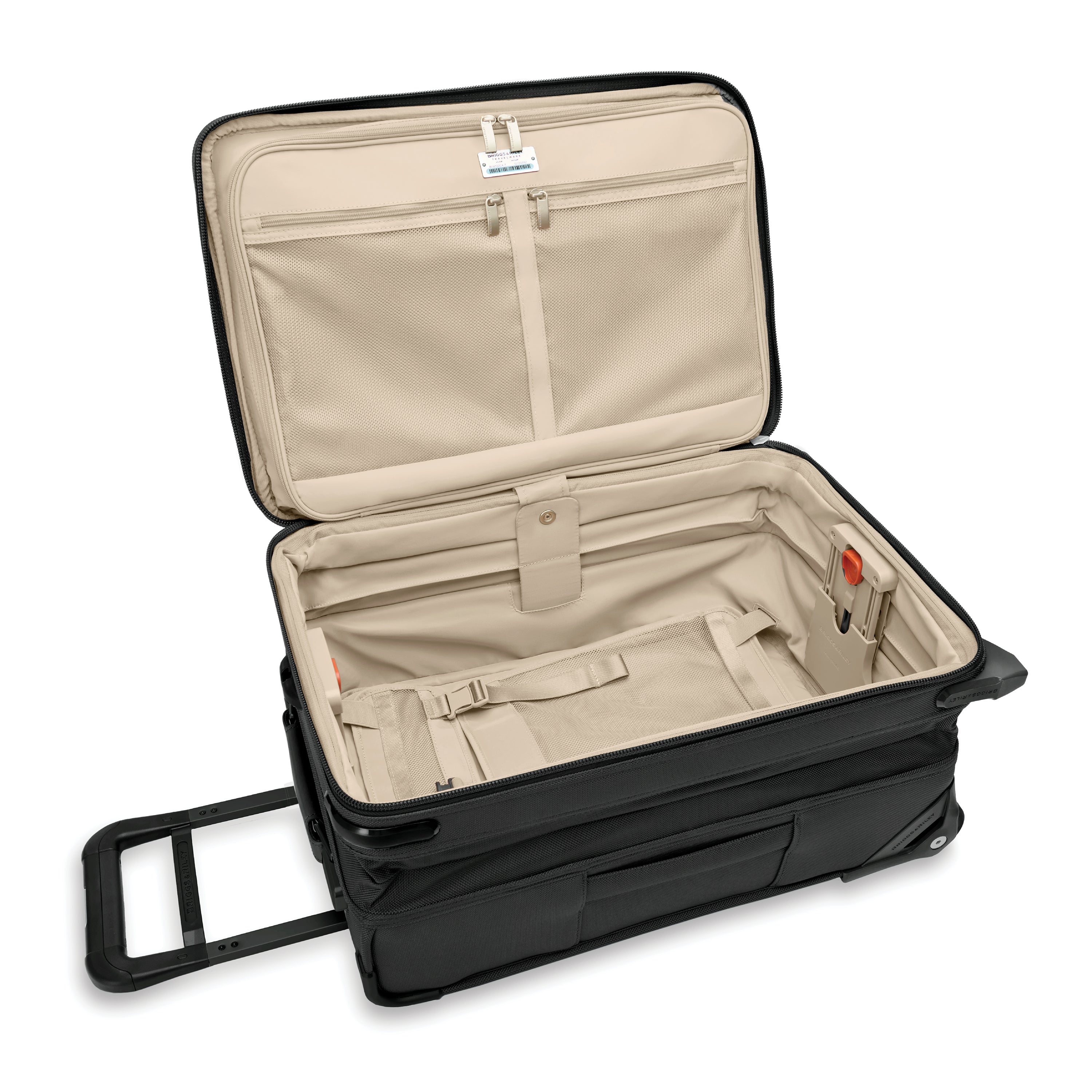 Briggs & Riley Baseline Essential 2 Wheel Carry On Luggage - Lightweight Durable Suitcase for Business Travel & Weekend Getaways | TSA Approved Spinner Luggage with Expandable Design