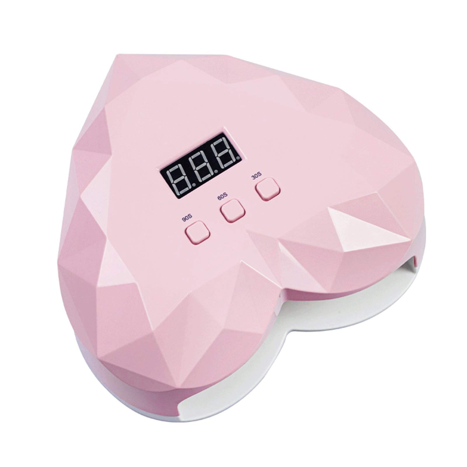 Professional UV LED Nail Lamp - Heart Shaped Gel Nail Dryer for Quick Drying, Home & Salon Use | Portable Phototherapy Machine for Gel Polish Curing, Non-Yellowing & Safe on Hands | Perfect for Manicures, Pedicures & Nail Art at Home