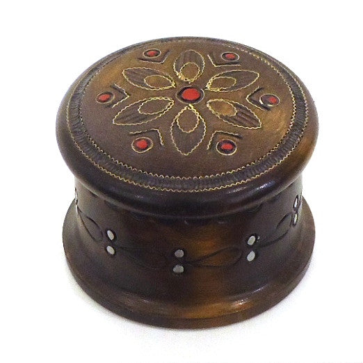Handcrafted Wooden Jewelry Box with Intricate Carvings - Perfect for Storing Rings, Necklaces & Keepsakes | Home Decor & Gift Idea