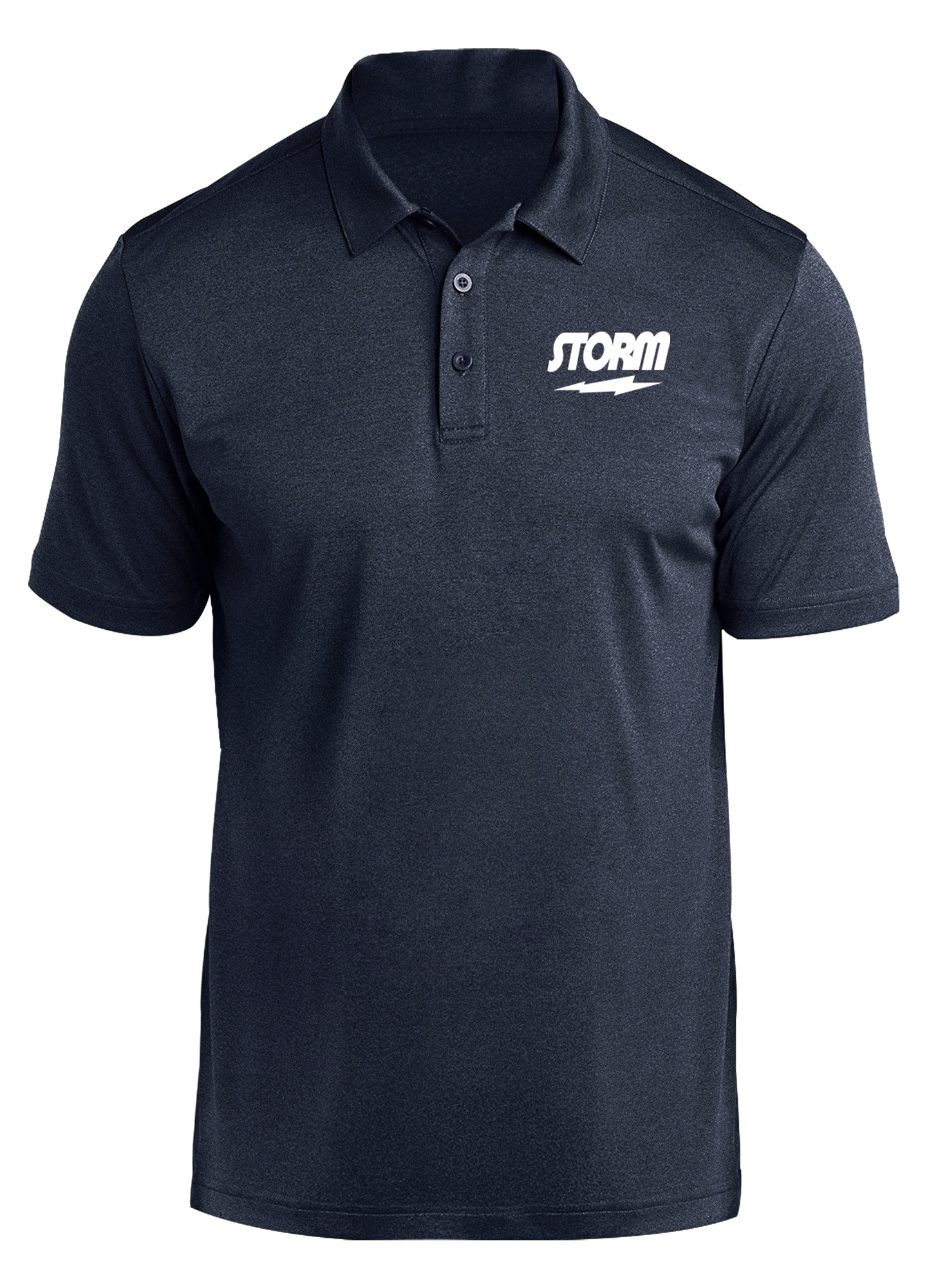 Storm White Prime Polo Shirt for Men - Navy Blue Classic Fit Casual Wear - Perfect for Golf, Office & Everyday Outfits