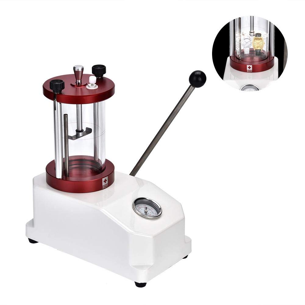 Waterproof Watch Tester Tool - 2 Watch Case Pressure Resistance Testing Machine for Diving & Swimming | Professional Waterproof Detector for Watches | Ideal for Watchmakers, Divers & Water Sports Enthusiasts