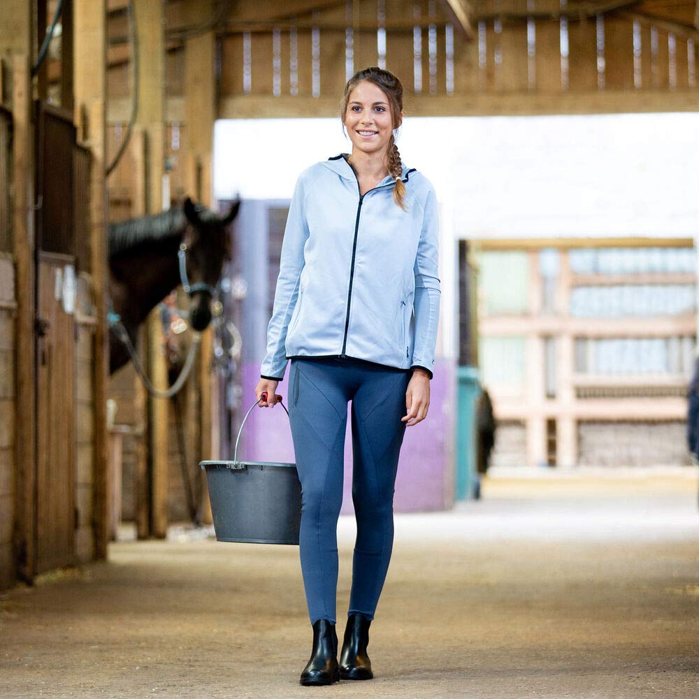 HORZE Women's Giselle Full Seat Equestrian Riding Tights with Phone Pocket - Perfect for Horseback Riding, Training & Competition
