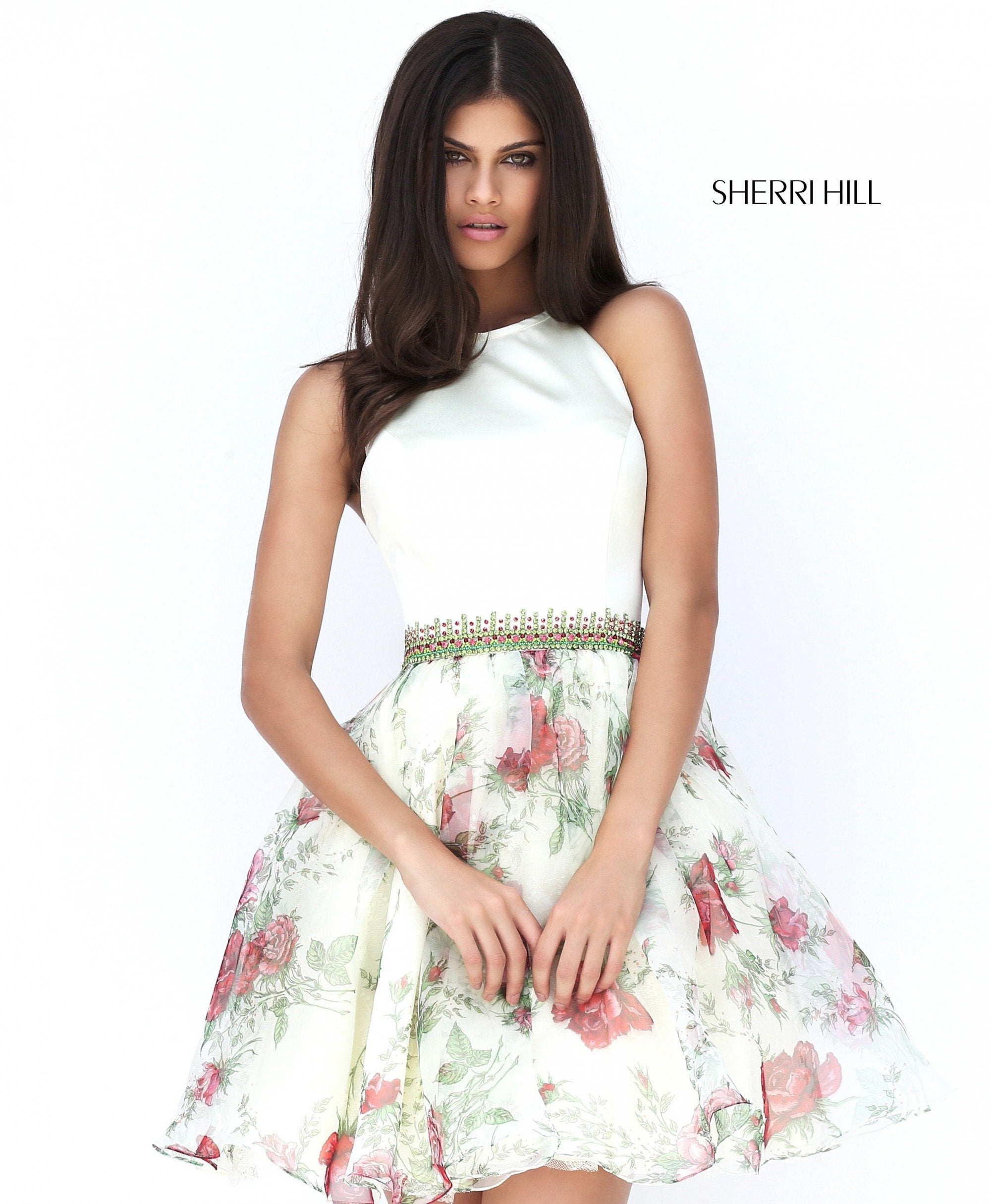 light green print