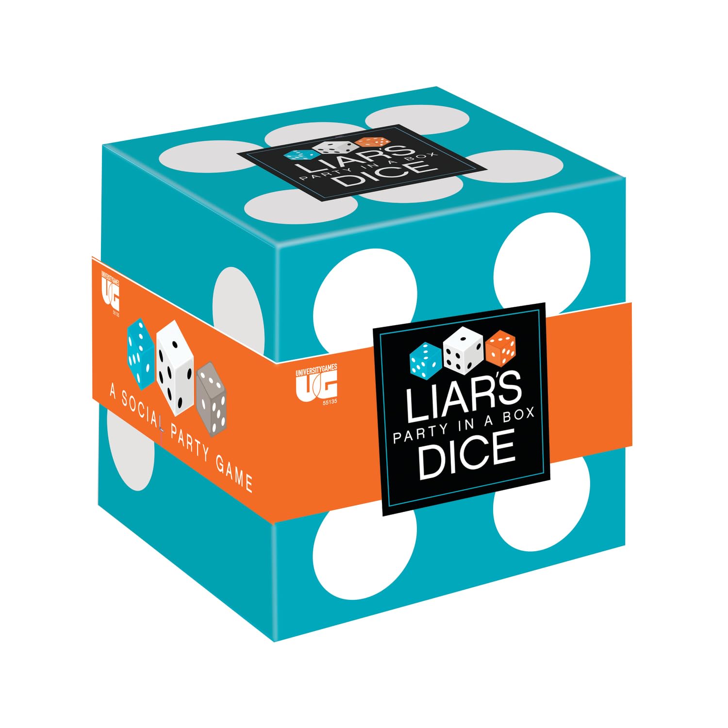 University Games Liar's Dice - Classic Multi-Color Dice Game for Adults & Families | Perfect for Parties, Game Nights & Travel Entertainment
