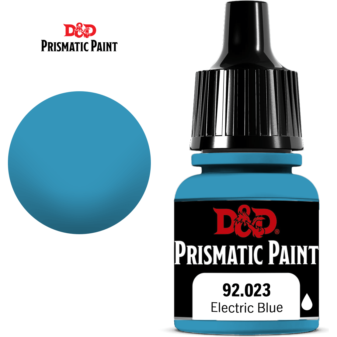 D&D Prismatic Paint - Electric Blue Acrylic Paint for Miniatures & Models - Perfect for D&D, Warhammer, and Tabletop Gaming