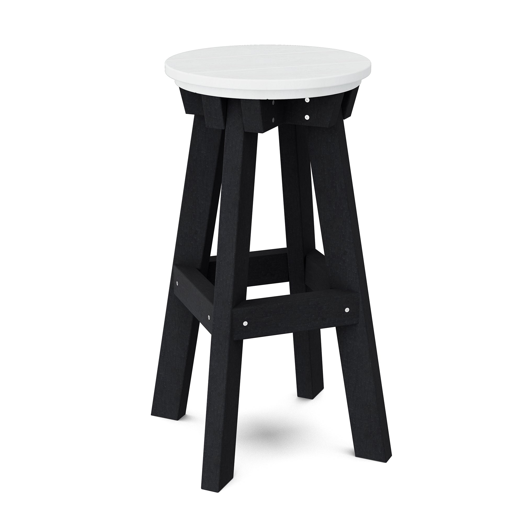 Vintage Heritage Bar Stool - Solid Wood Counter Height Stool with Backrest - Perfect for Kitchen Island, Home Bar & Breakfast Nook