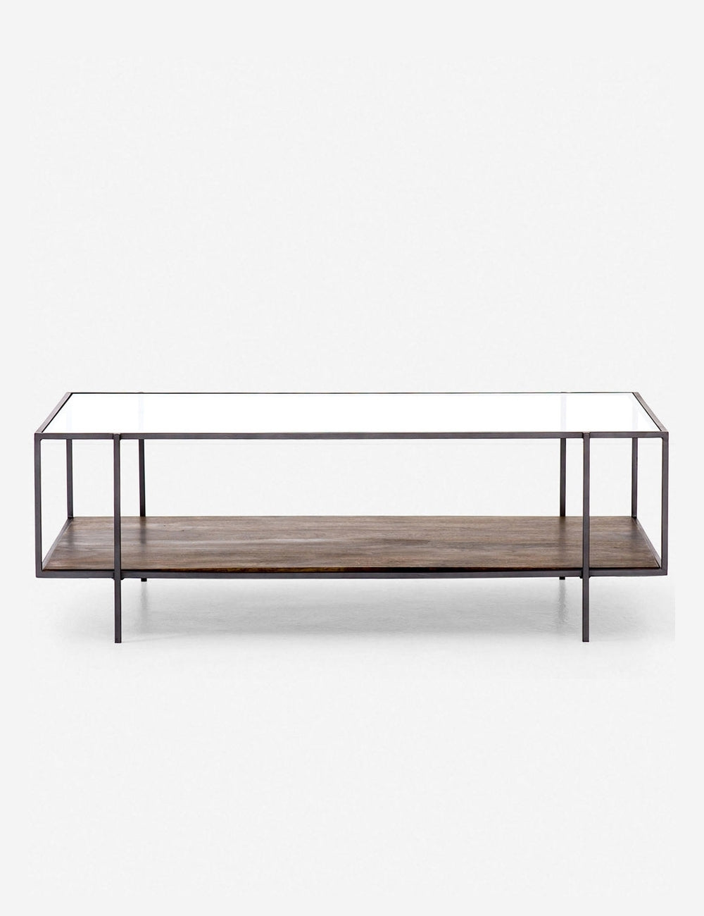 Modern Asher Coffee Table - Mid-Century Design Wooden Living Room Table with Storage Shelf - Perfect for Small Spaces, Apartments & Cozy Homes