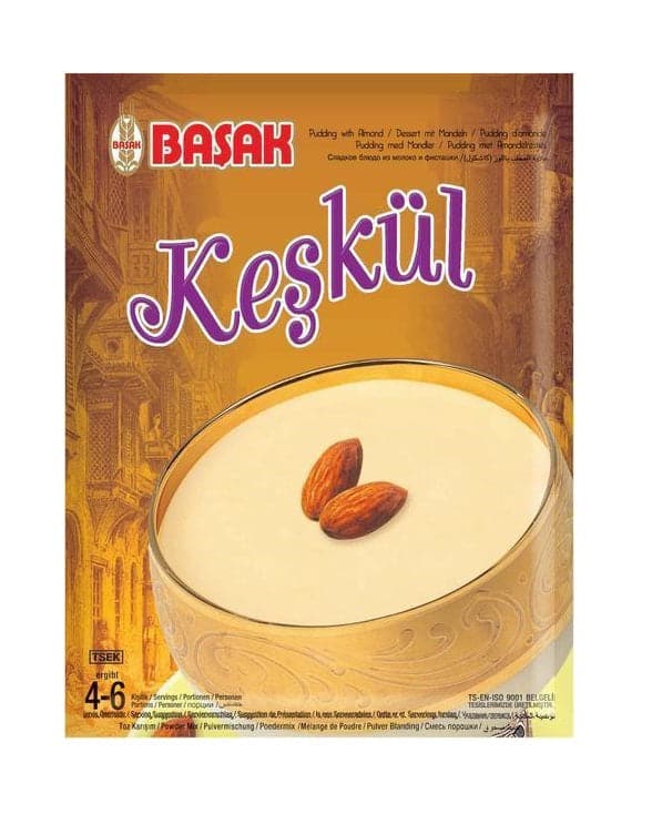 Basak Keskul Mix 140g - Premium Turkish Almond Pudding Mix for Desserts, Baking & Sweet Treats - Perfect for Home Cooking, Parties & Special Occasions