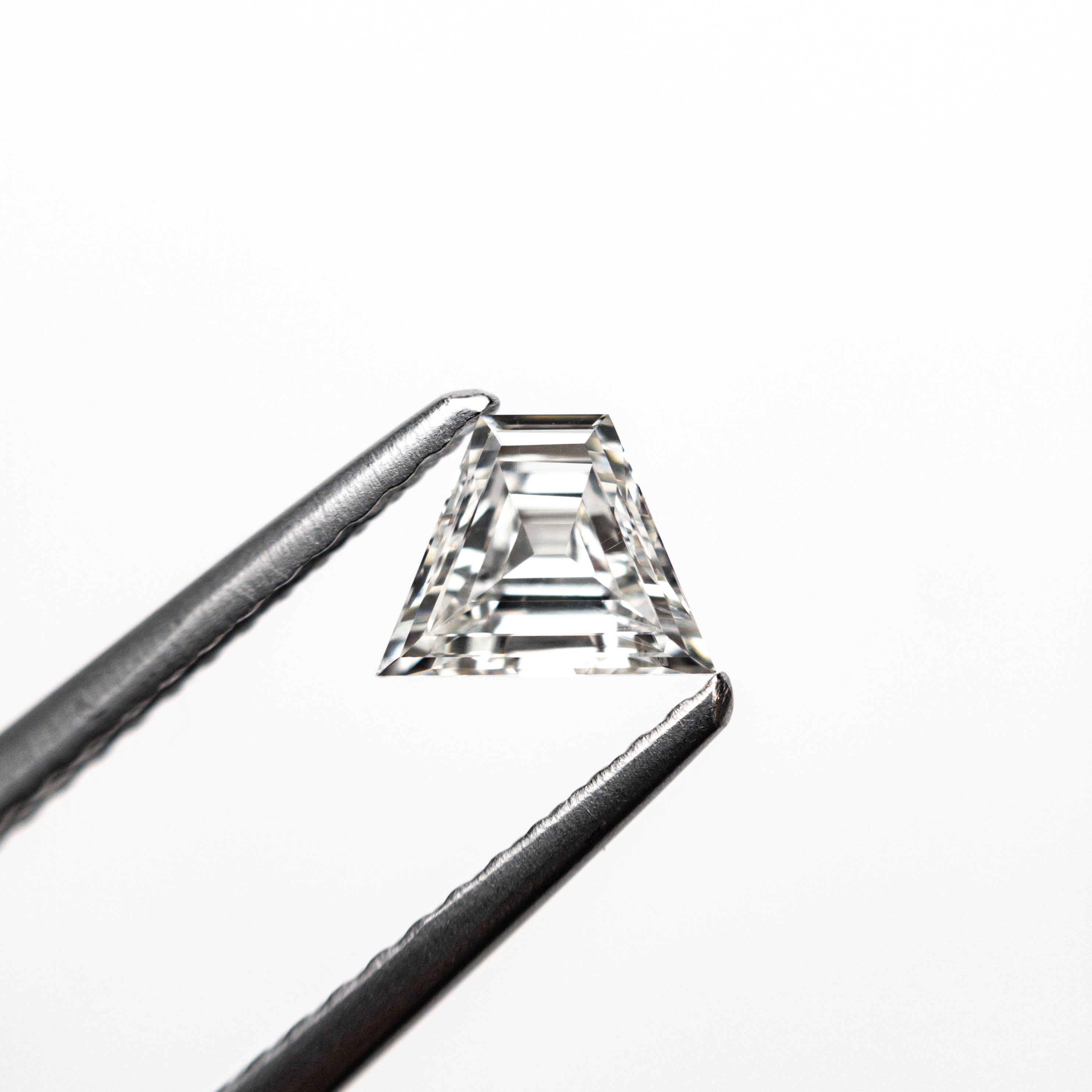 0.81cttw Matching Pair Trapezoid Step Cut Diamond Earrings - 5.74x4.38x2.09mm & 5.65x4.33x2.28mm VS2/SI1 F-G Color - Perfect for Wedding, Anniversary & Special Occasion Jewelry Gifts