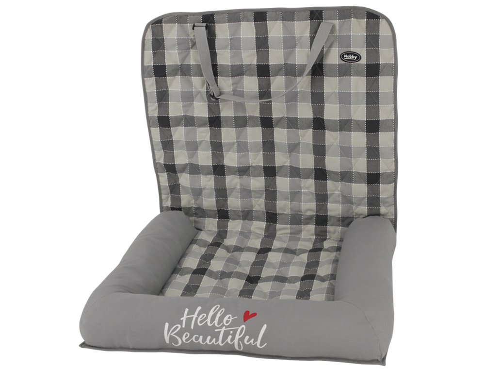 Campo 60766 Car Seat Protector - Waterproof & Non-Slip Car Seat Cover for Pets, Kids, and Adults - Matte Grey - Perfect for Travel, Road Trips, and Daily Commute