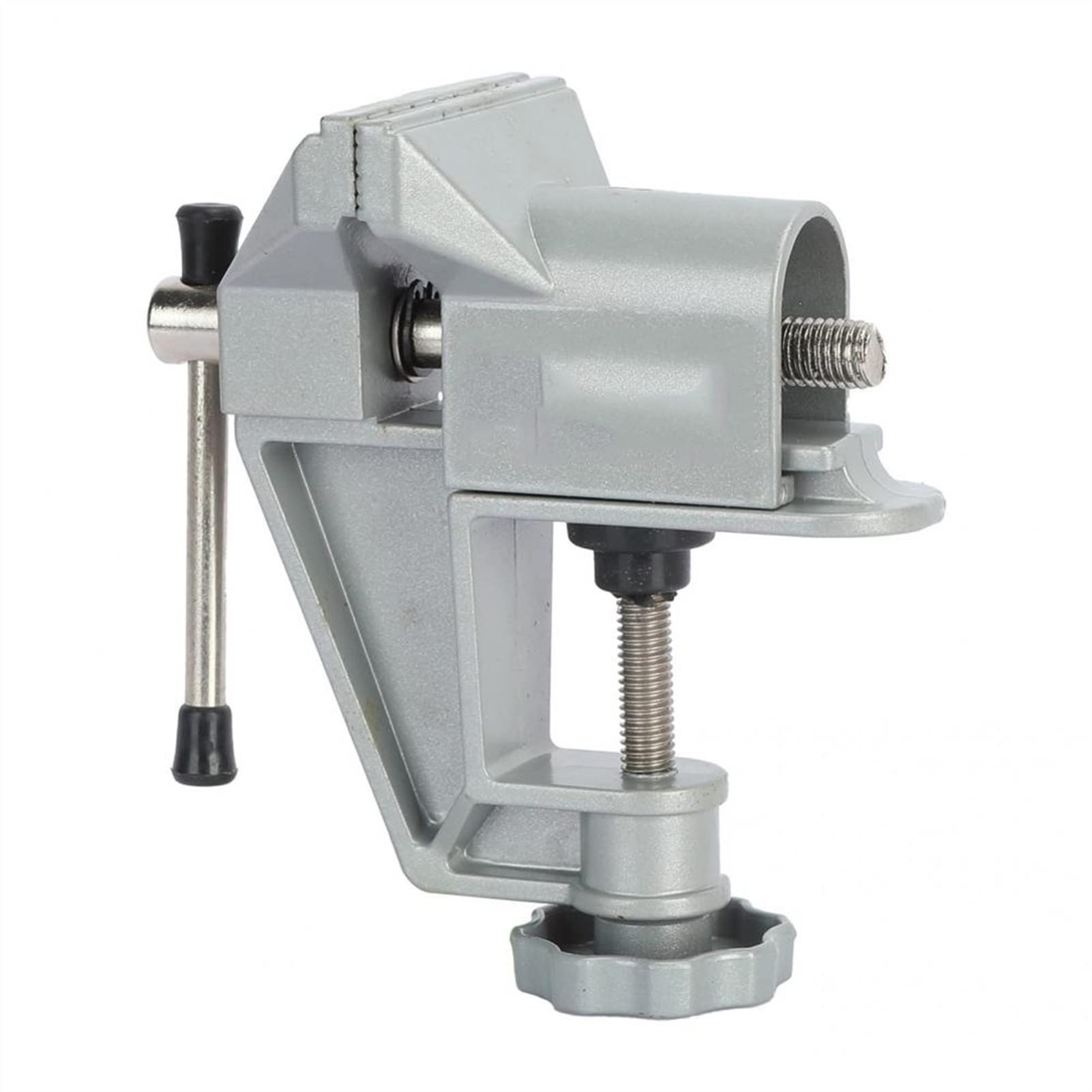 **Compact Bench Vise - Easy Operation Mini Woodworking Vise for Craft Repair & DIY Projects | Stable & Convenient Auxiliary Tool for Home Workshops, Jewelry Making & Model Building**