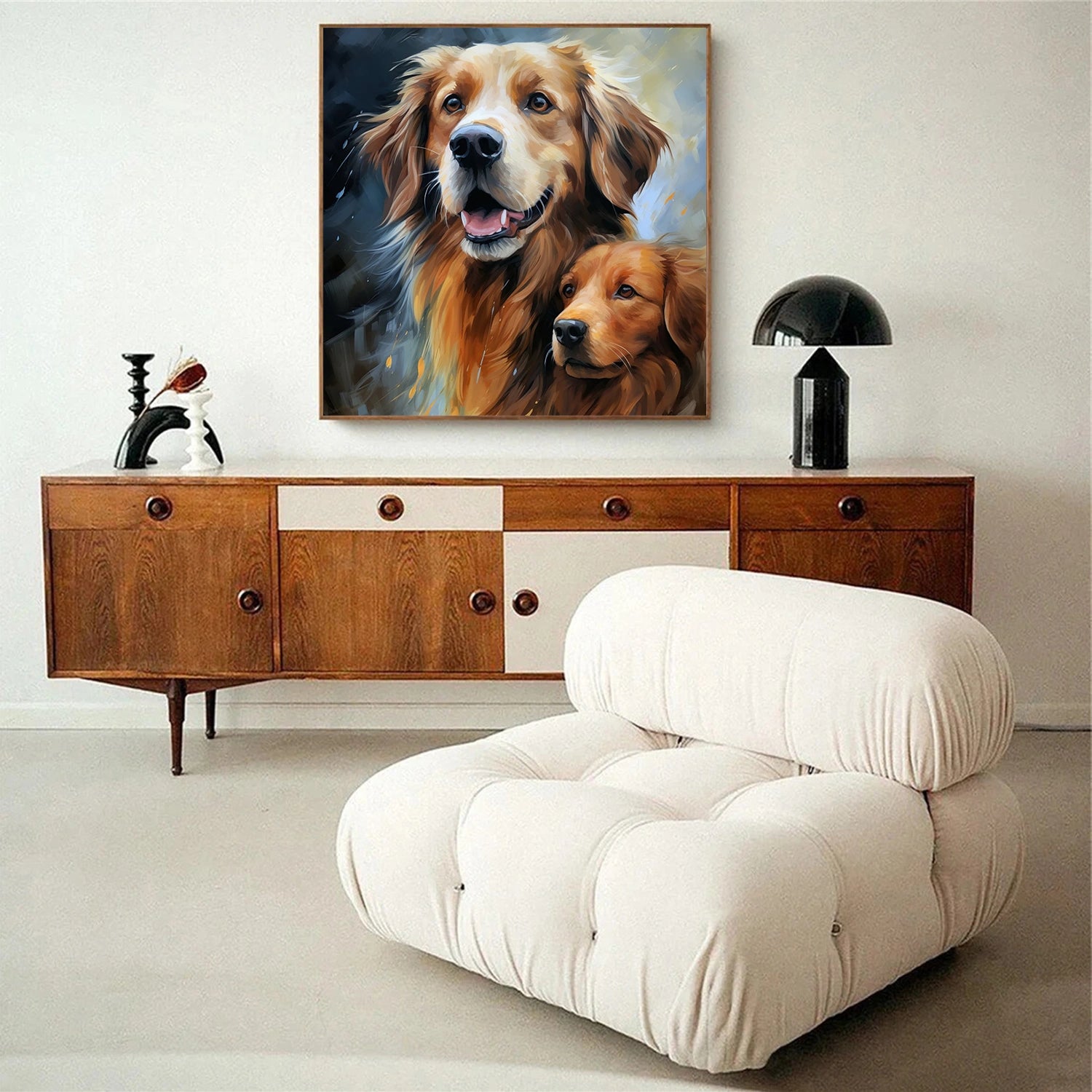 Animal Art Painting #AP133 - Handmade Canvas Wall Decor for Living Room, Bedroom & Office | Unique Wildlife Artwork for Home & Gifts