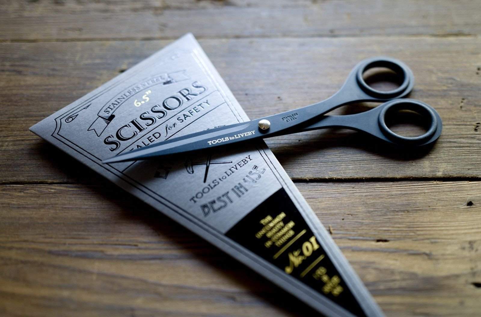 Premium Black Scissors 6.5
