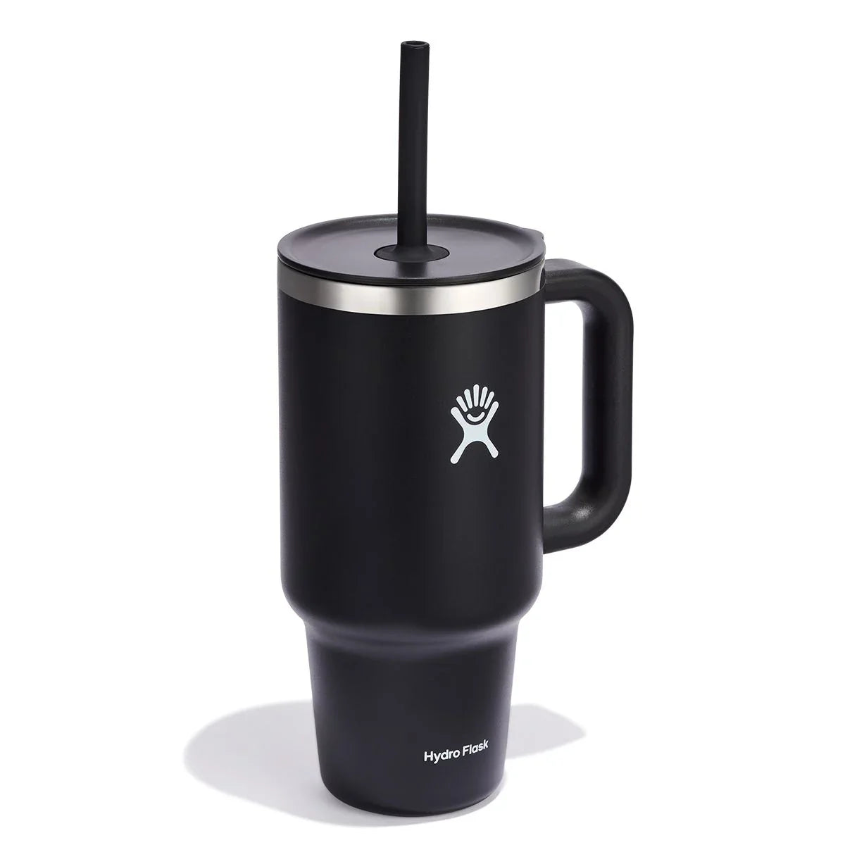 32 oz All Around™ Insulated Travel Tumbler with Lid - Black - Perfect for Coffee, Tea & Cold Drinks On The Go - Office, Gym & Outdoor Adventures