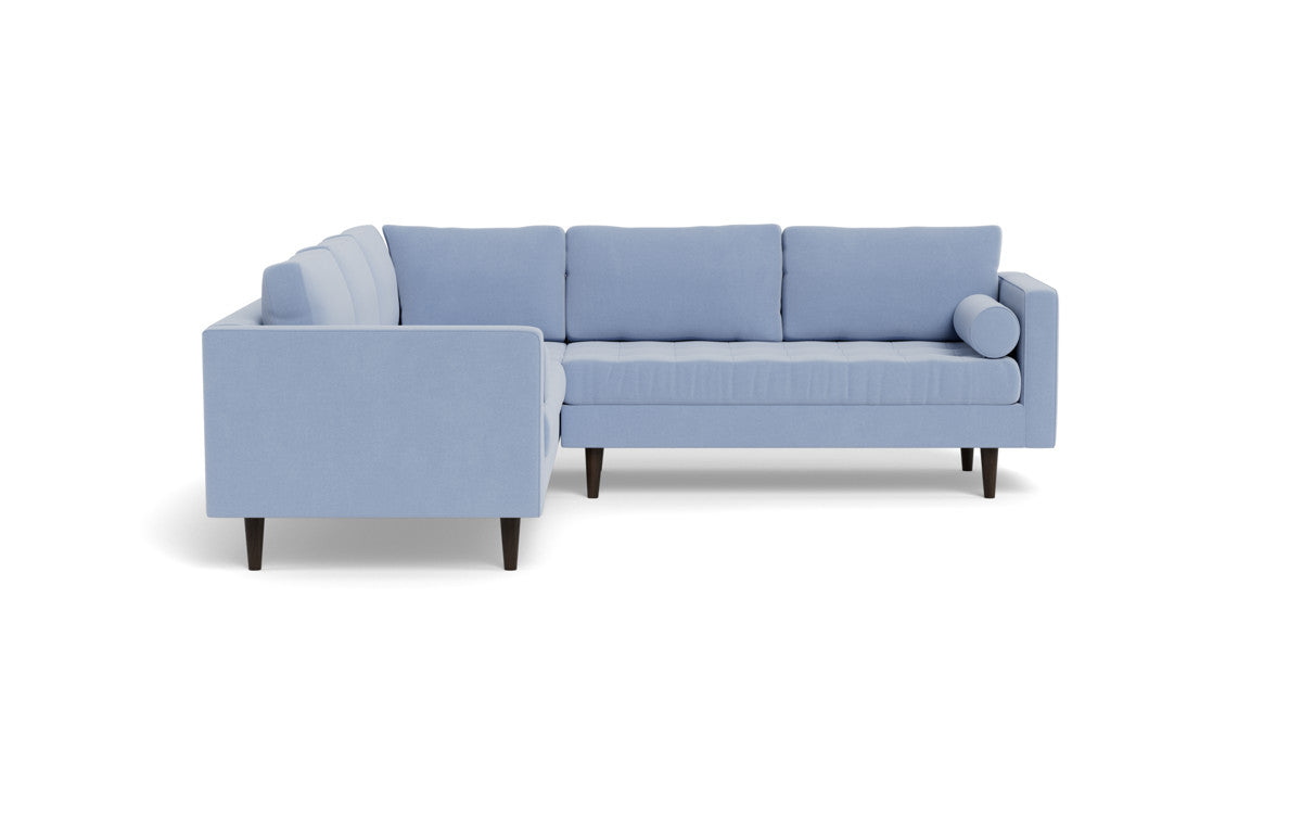 Ladybird 103 Corner Sectional Sofa - Modern L-Shaped Couch for Living Room, Family Room & Small Spaces | Comfortable Fabric Upholstery, Sturdy Frame | Perfect for Apartments, Condos & Home Theater Seating