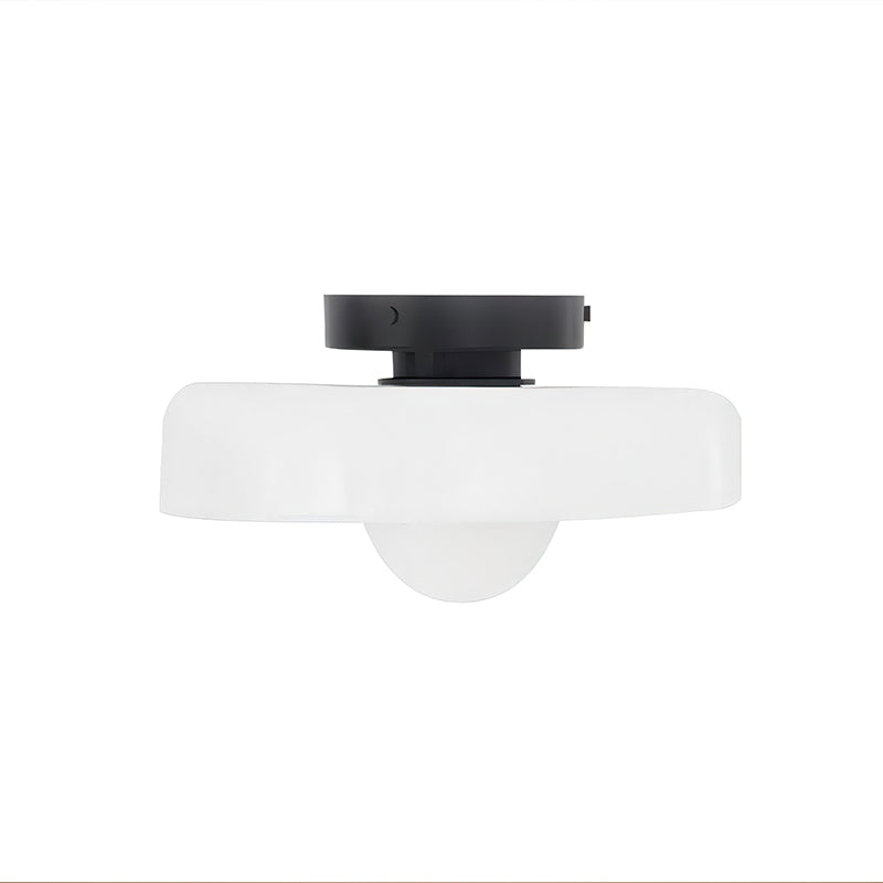 Modern Disc Orb Ceiling Lamp - Sleek Round LED Light Fixture for Living Room, Bedroom, or Dining Room - Energy-Efficient Indoor Lighting Solution
