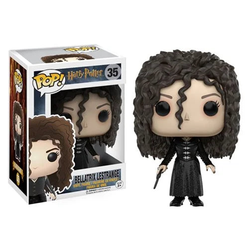 Harry Potter Bellatrix Lestrange Pop! Vinyl Figure #35 - Funko Pop Collectible for Harry Potter Fans, Perfect for Display, Gifts, and Movie Memorabilia Collections