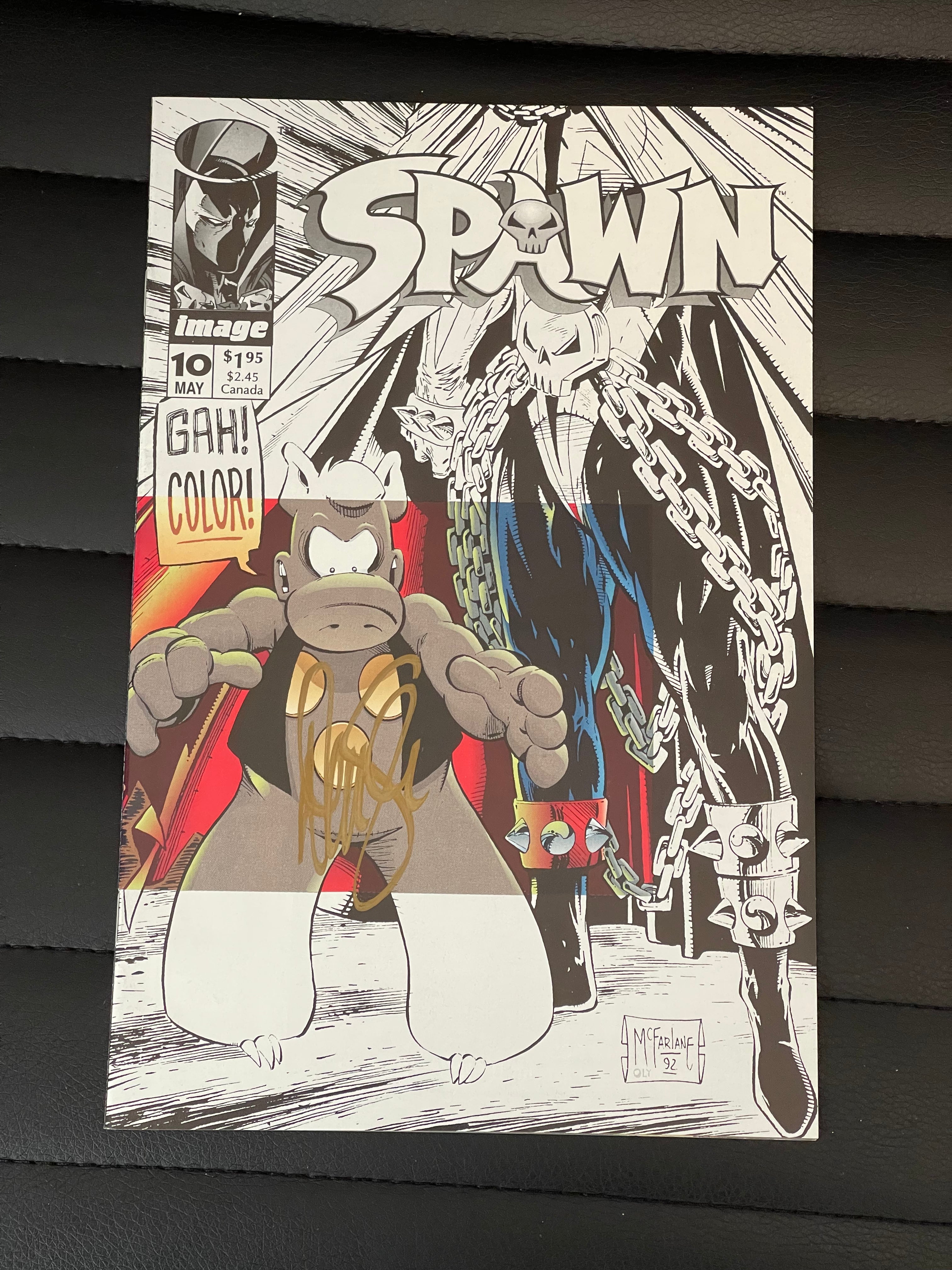 Spawn #10 Comic Book - High Grade Autographed by Dave Sim with COA - Rare Collectible for Comic Fans & Investors | Perfect for Display, Gifts & Collections