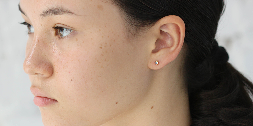 Melee Ball Stud Earrings - Genuine Sapphire Gemstone Jewelry for Women | Perfect for Everyday Wear, Parties & Special Occasions