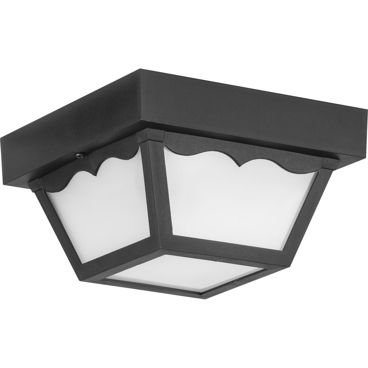8 1/4 Inch Flush Mount Ceiling Light Fixture - Indoor/Outdoor LED Lighting for Bedroom, Kitchen, Porch & Patio - Damp Rated, Energy Efficient Modern Design