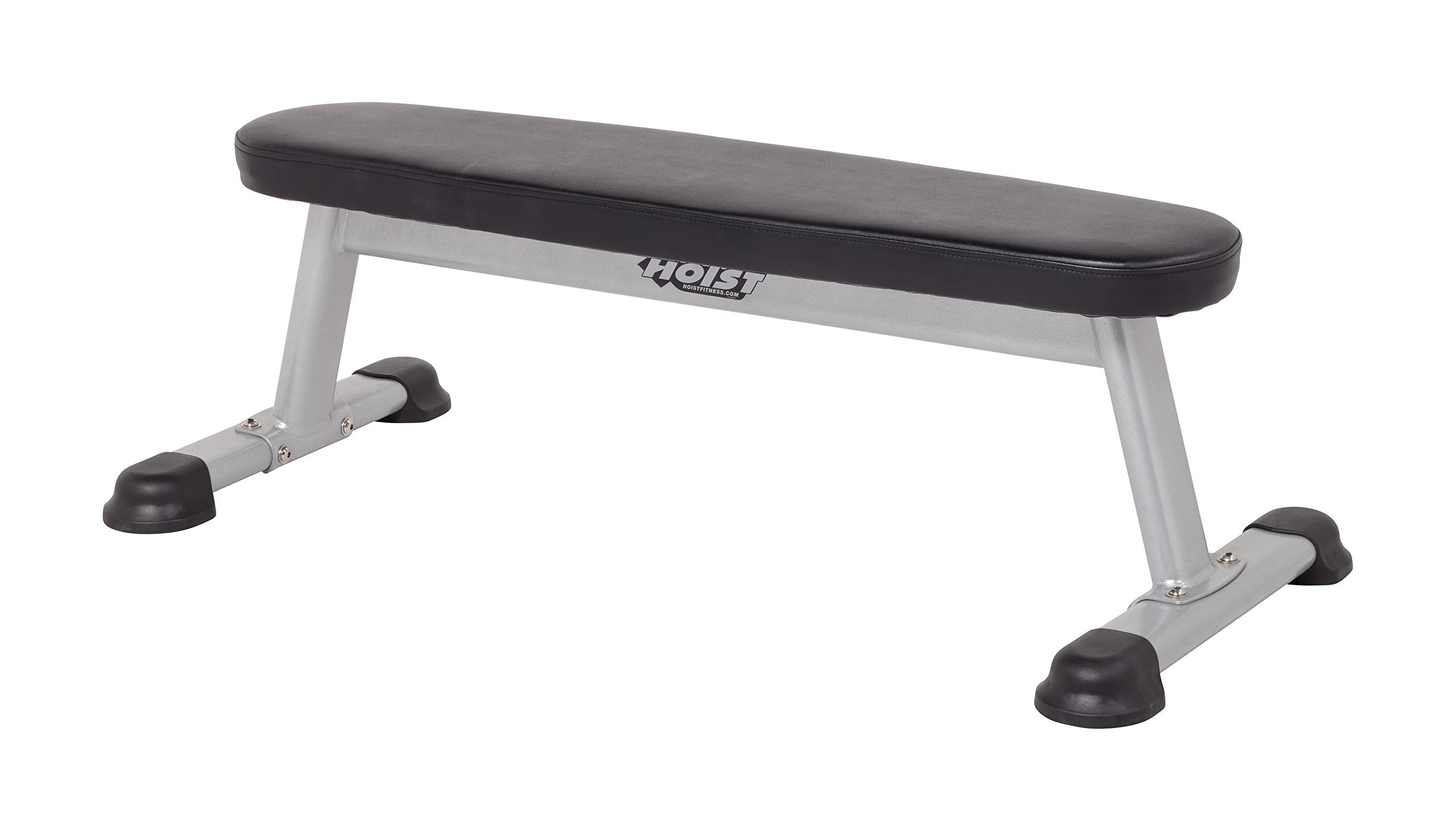 HOIST Fitness Adjustable Weight Bench for Home Gym, Heavy Duty Flat Utility Bench with Fixed Position - Perfect for Strength Training, Dumbbell Workouts & Full Body Exercises