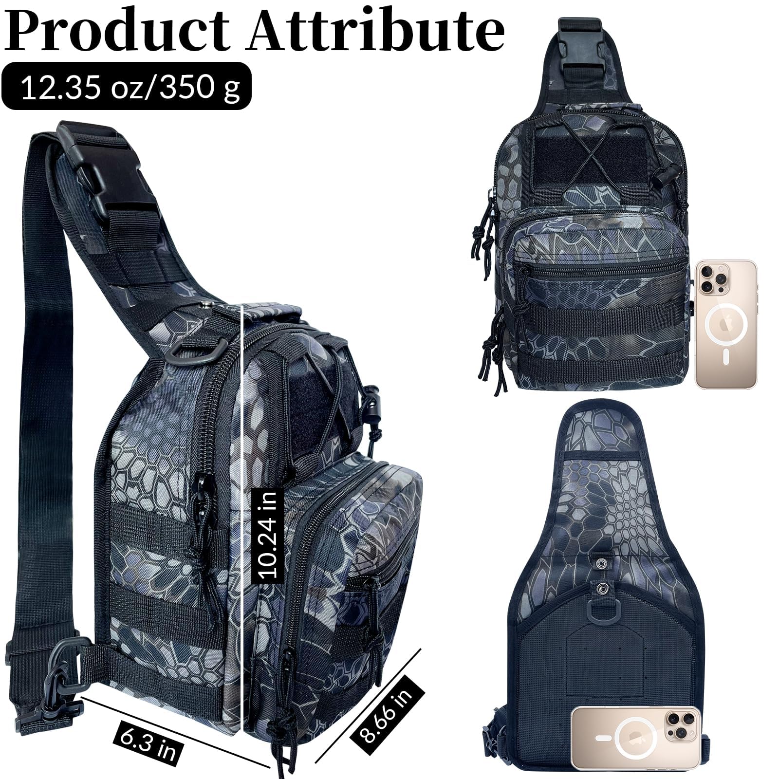 **Lightweight Fishing Backpack with Rod Holders - Waterproof Tackle Storage Bag for Hiking, Hunting & Travel - Durable Outdoor Gear for Anglers**    *(Perfect for carrying fishing rods, tackle boxes, and essentials on outdoor adventures like camping, beach trips, and hiking.)*