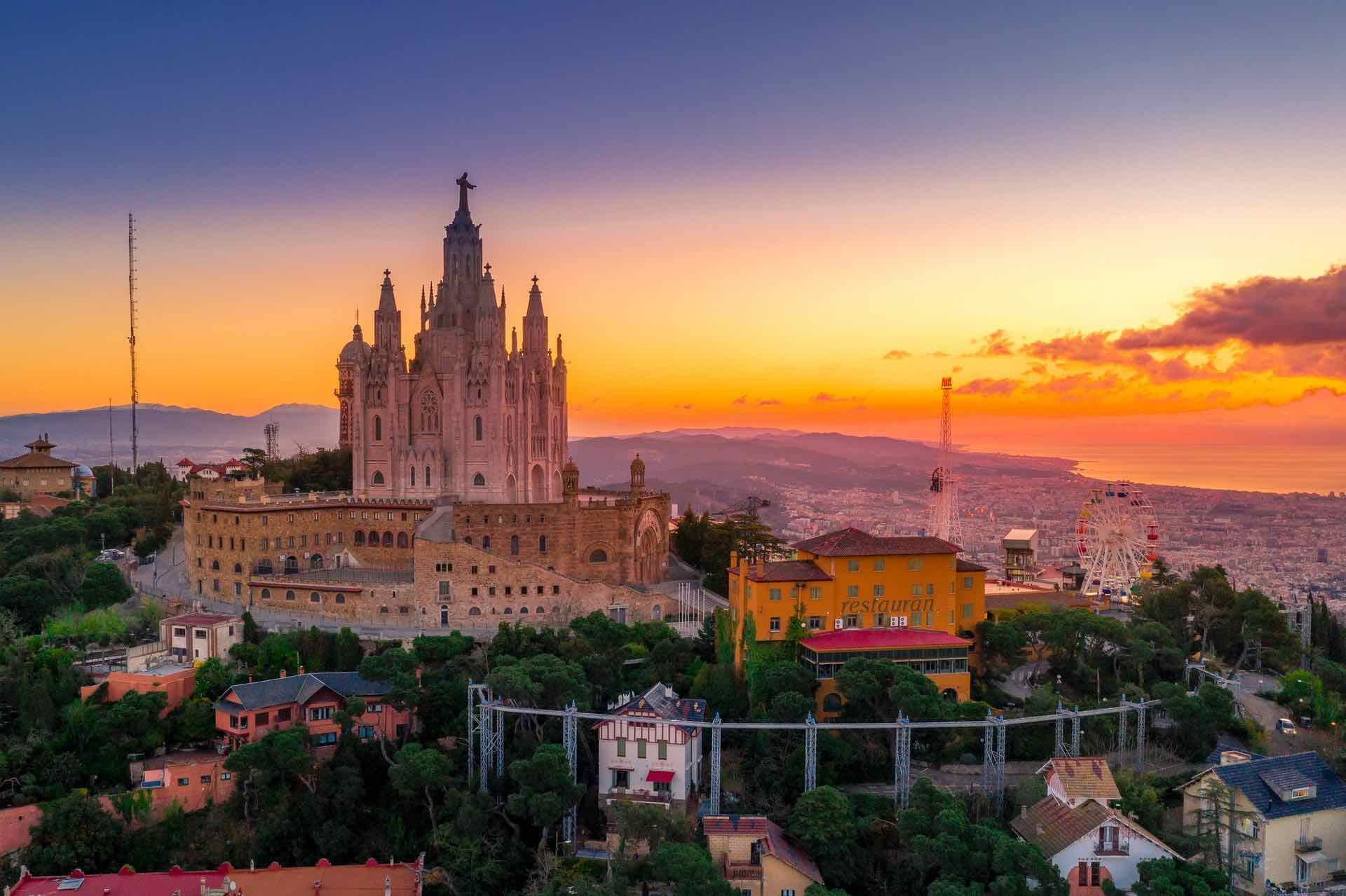 1000 Piece Wooden Jigsaw Puzzle for Adults & Kids - Spain Barcelona Landscape (30