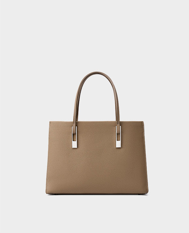 Structured Everyday Tote Bag for Women - Durable Work & Travel Tote with Pockets - Perfect for Office, Commute, Shopping & Beach Day Essentials