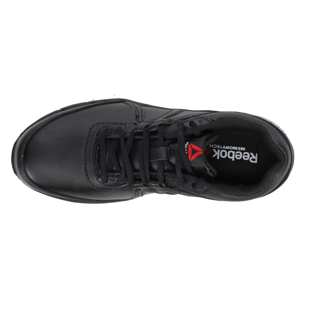 Reebok RB3501 Men's Steel Toe Work Shoes - Black Safety Boots for Construction, Warehouse & Industrial Work | OSHA Compliant Slip Resistant Work Footwear