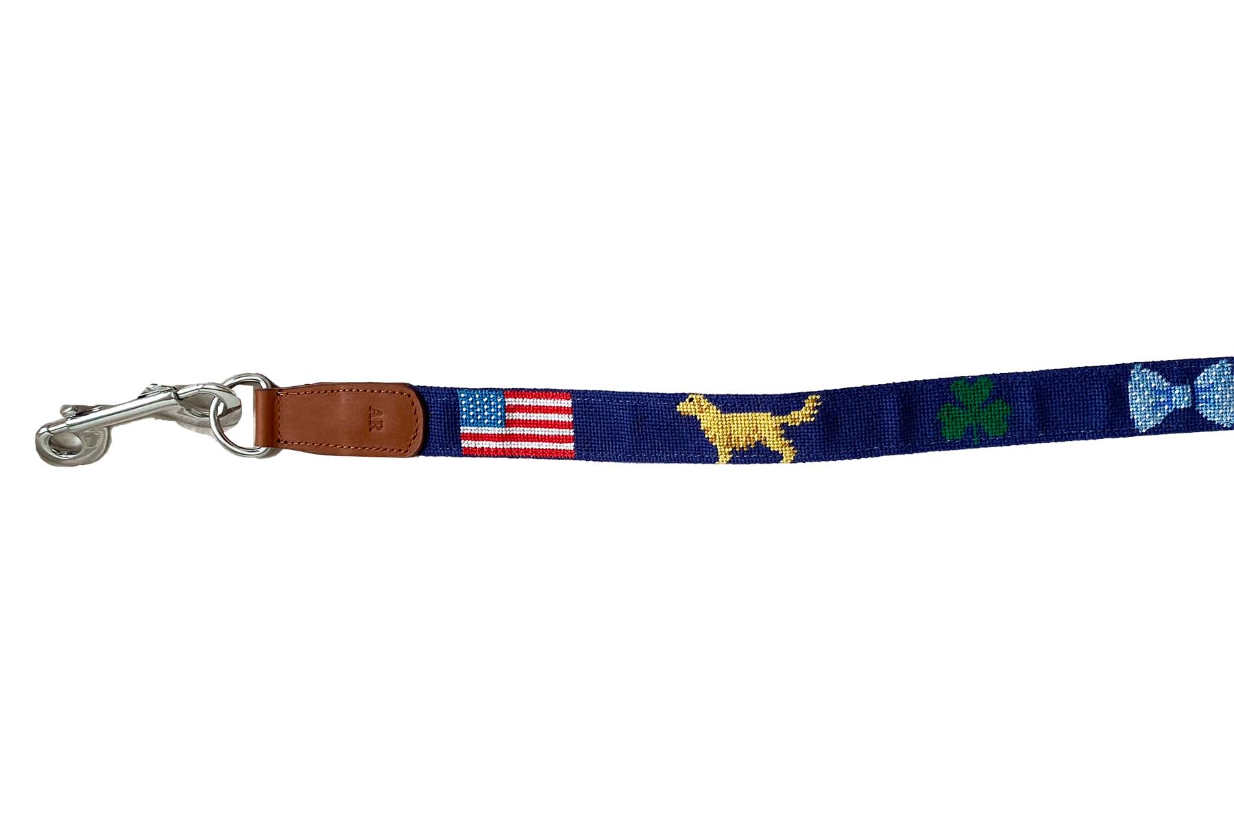 Custom Needlepoint Dog Leash - Personalized Pet Accessory for Small & Large Dogs - Durable & Stylish Dog Walking Leash for Daily Walks, Park Visits & Outdoor Adventures