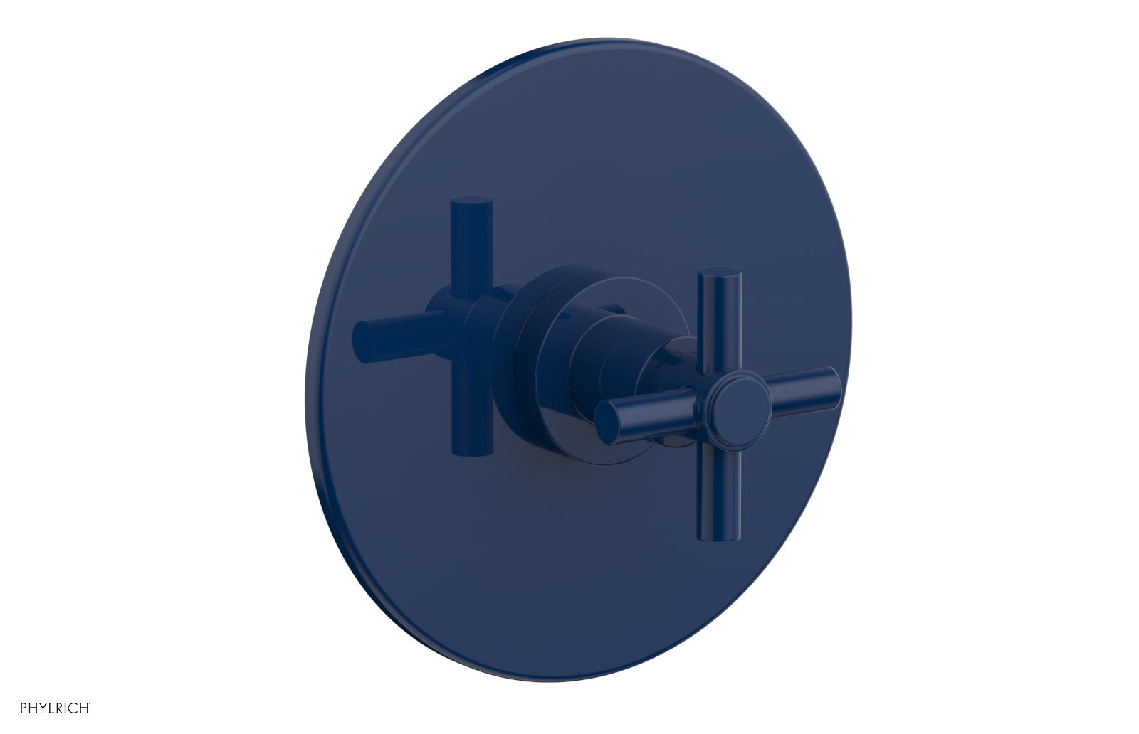 BASIC 1/2 Thermostatic Shower Trim with Tubular Cross Handle DTH134 - Perfect for Bathroom Renovation & Modern Shower Systems