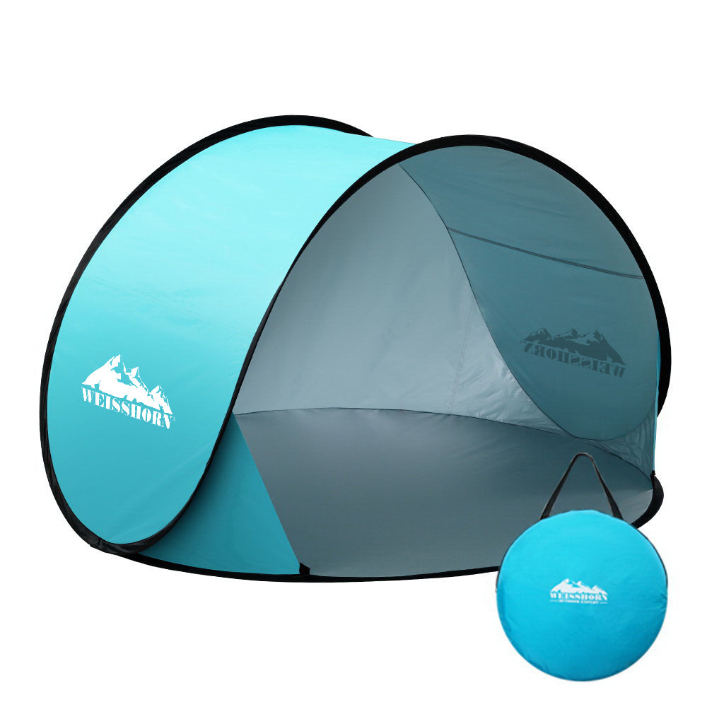 Weisshorn Pop Up Beach Tent - Portable Sun Shade Shelter for Camping, Fishing & Outdoor Activities | Perfect for Beach, Picnics & Family Outings