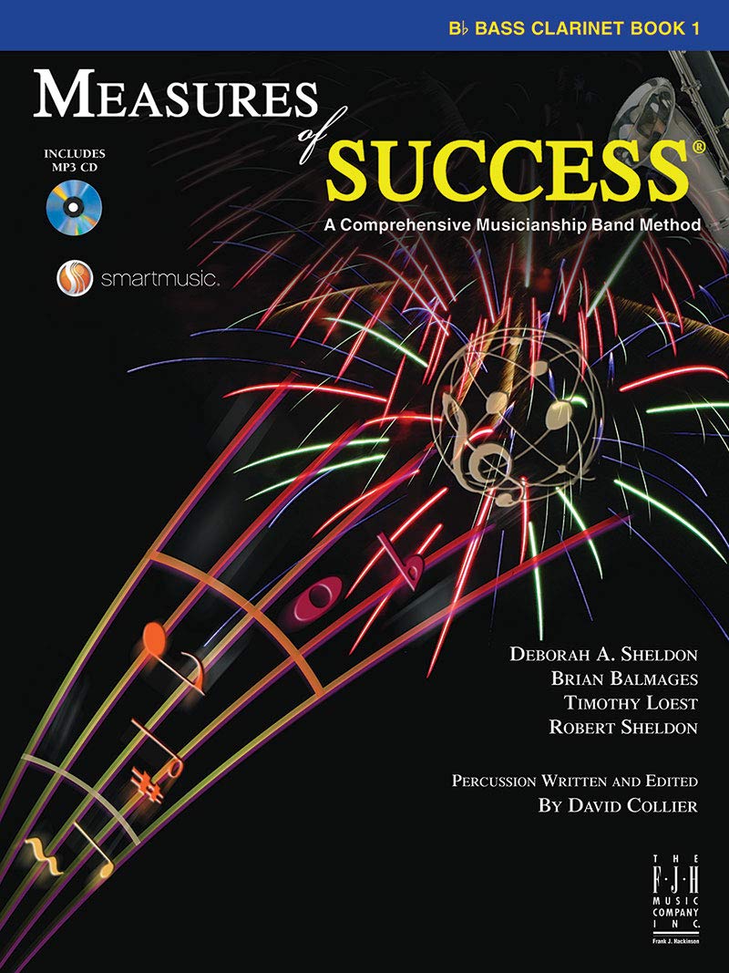 Measures of Success Bass Clarinet Book 1 - Comprehensive Beginner's Guide with Exercises & Techniques | Perfect for Students, Teachers & Self-Learning | School Band, Practice & Performance