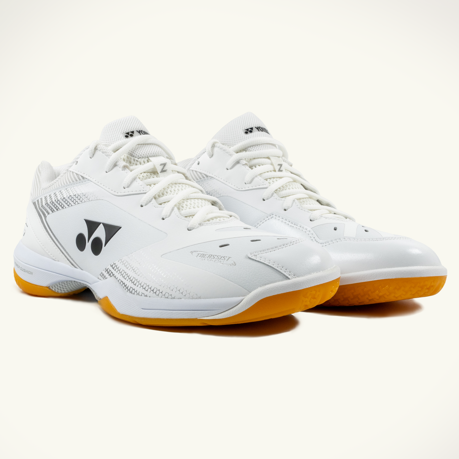 Yonex Power Cushion 65 Z3 Women's Badminton Shoes - Limited Edition Pure White Court Sneakers for Indoor Sports & Gym Workouts
