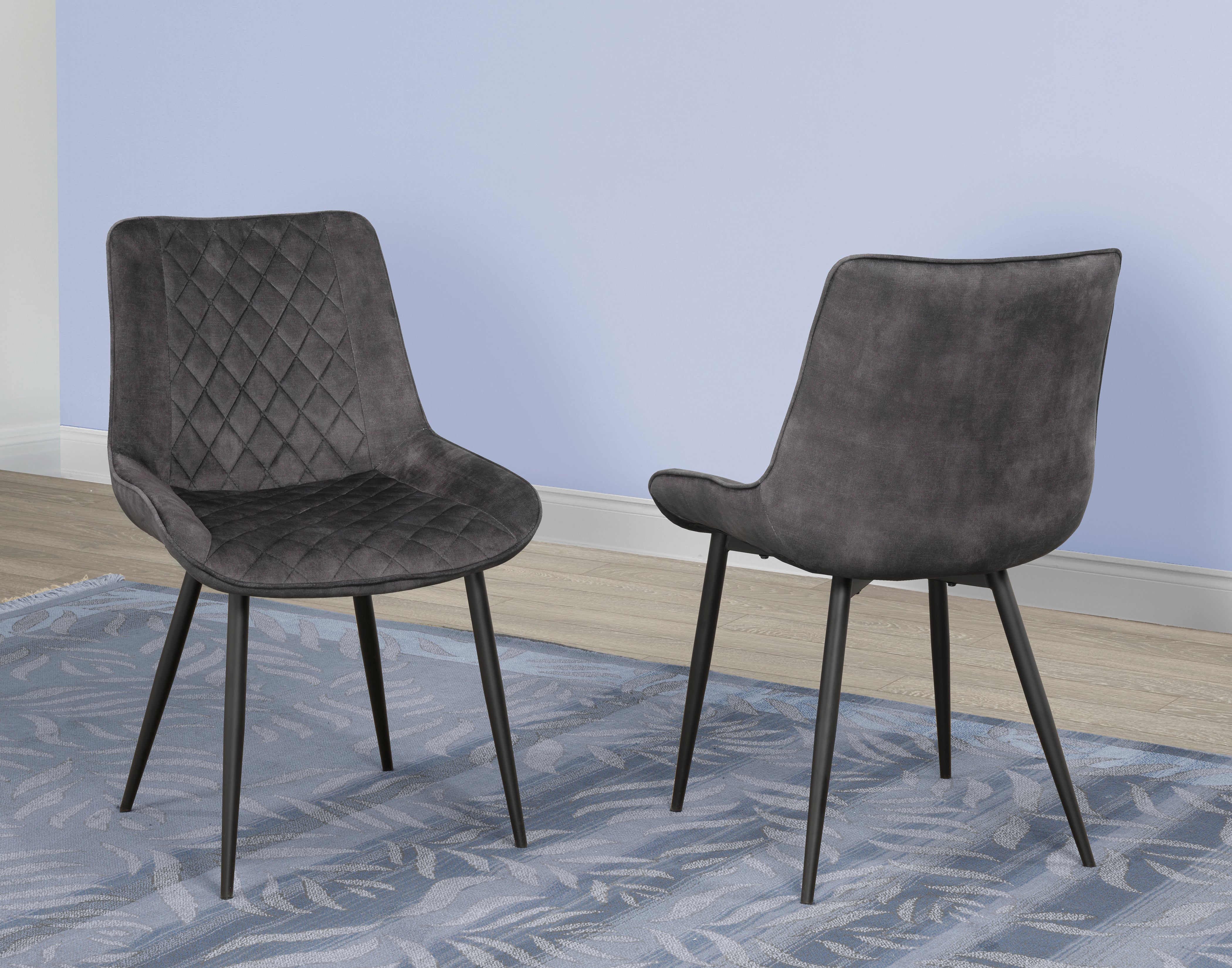 5-Piece Modern Grey Dining Set for Kitchen & Dining Room - Perfect for Small Spaces & Family Meals