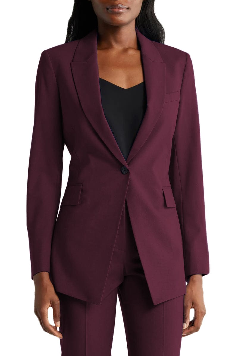 2-Piece Women's Suit Set with Single Button Blazer & Pants - Professional Office Wear, Business Attire, and Formal Outfits for Work or Special Occasions