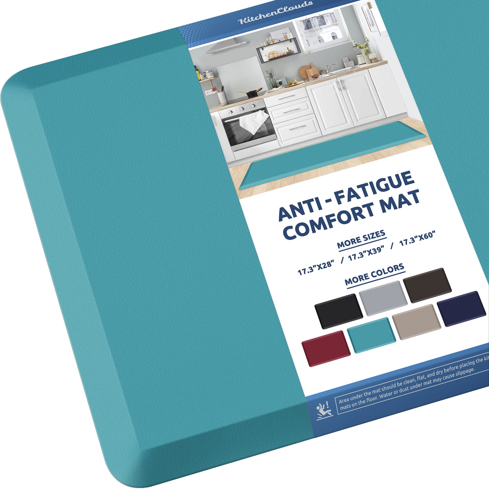 KitchenClouds Anti-Fatigue Kitchen Mat - 17.3
