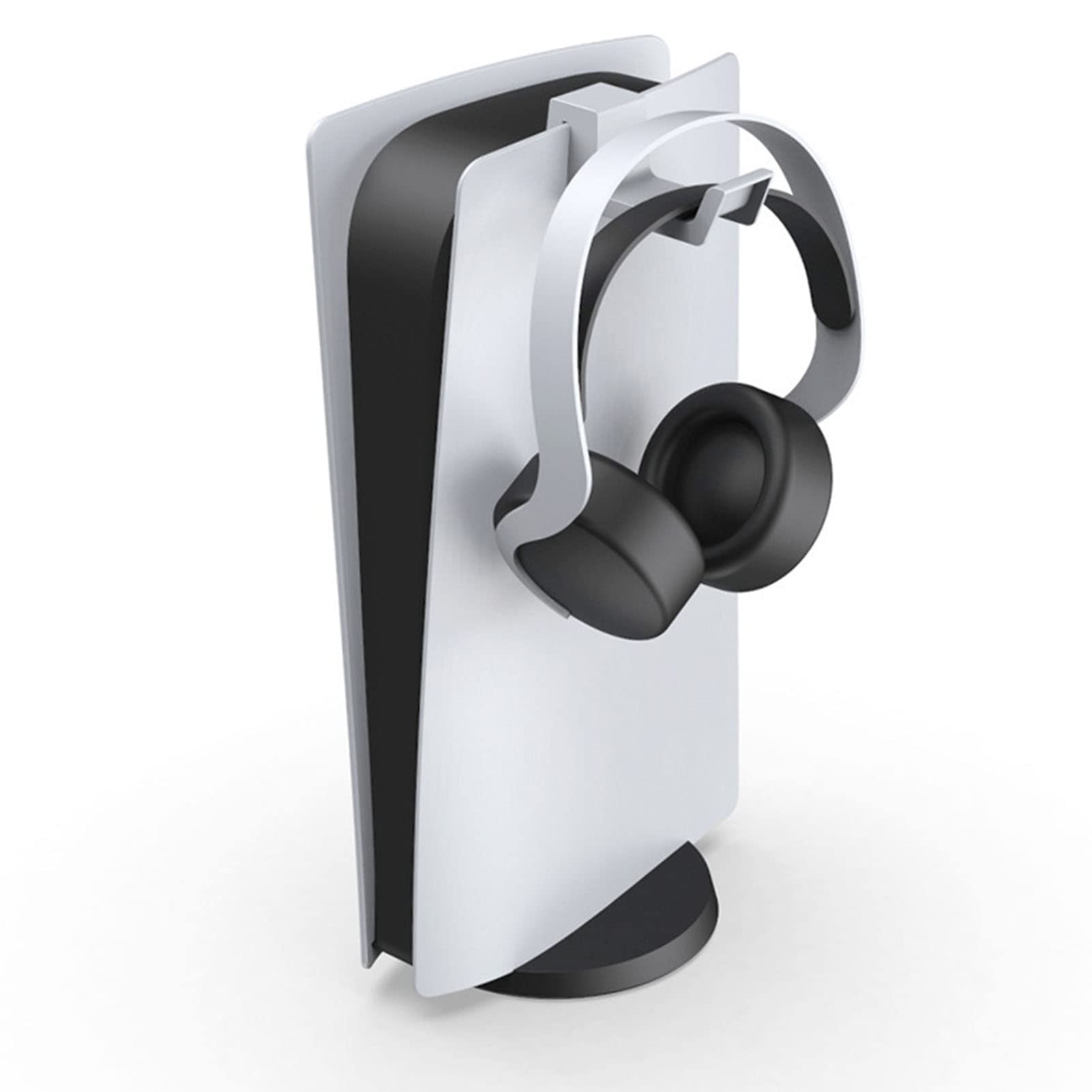 ElecPjf Headphone Wall Mount Holder - Adjustable Bracket Hanger for PS5, Xbox, PC Gaming Headsets - Space Saving Storage Stand with Hook for Game Controllers & Accessories - Perfect for Gaming Room & Home Office Organization