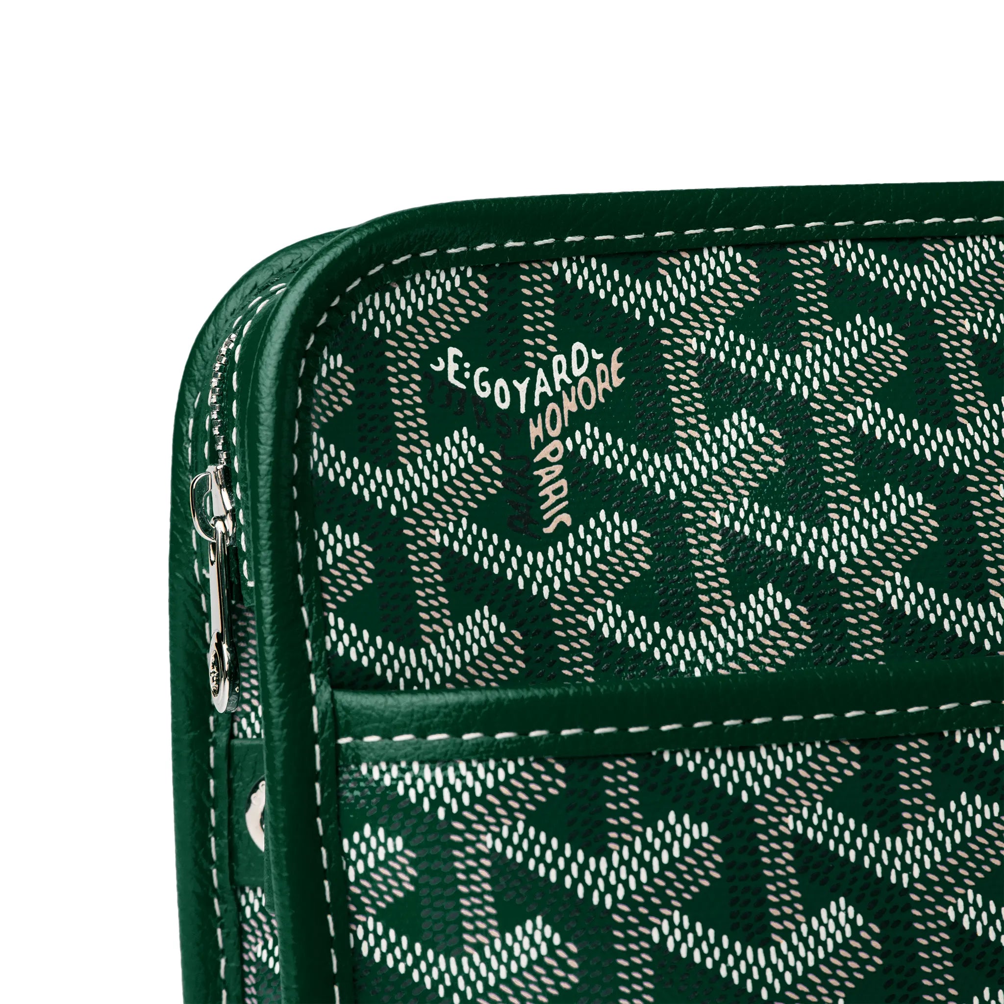 Goyard Jouvence MM Green Washbag | Luxury Travel Cosmetic Case | Perfect for Travel, Gym & Everyday Use