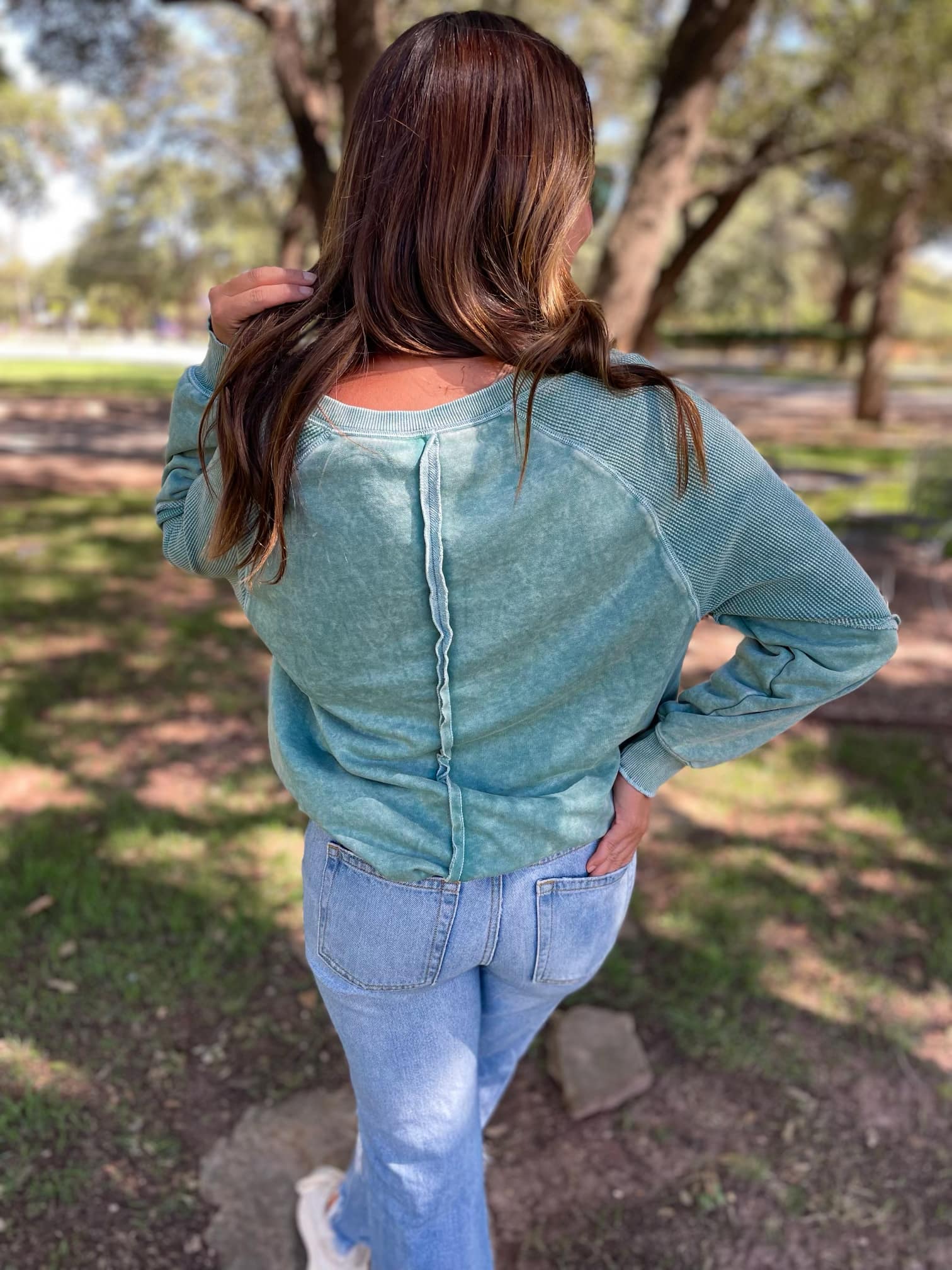 PREORDER: Elliott Exposed Seam Sweatshirt - 5 Color Options | Cozy Unisex Pullover for Casual Wear & Street Style