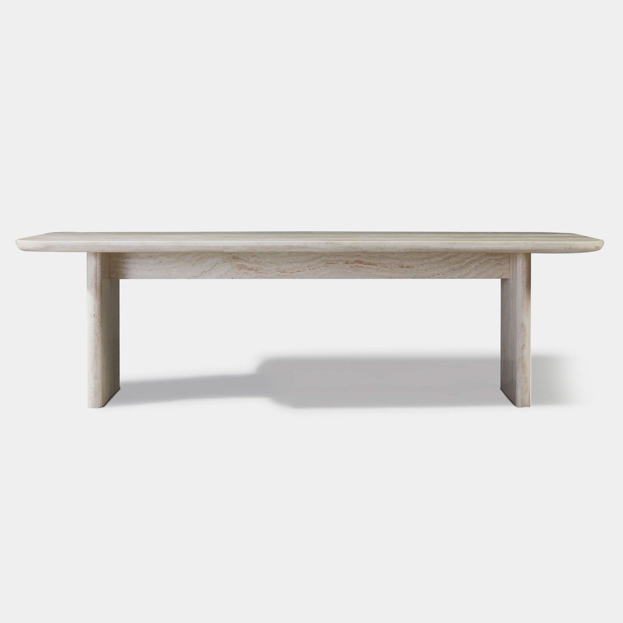 Ford 108-Inch Dining Table - Modern Solid Wood Farmhouse Style for 8-10 People | Perfect for Family Gatherings, Dinner Parties & Open Concept Living Spaces