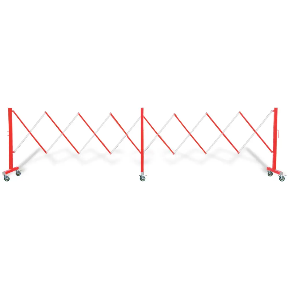 Expandable Barricade - Heavy Duty Safety Barrier for Crowd Control & Events | Perfect for Concerts, Festivals & Construction Sites