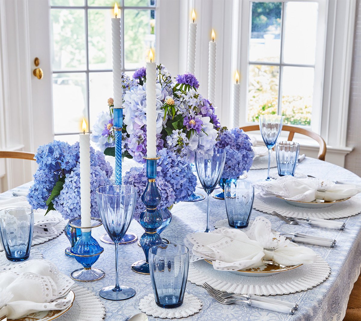 Premium White Lumina Placemats Set of 2 - Elegant Table Setting for Dining Room, Kitchen & Home Decor - Waterproof & Easy Clean Place Mats for Everyday Use & Special Occasions