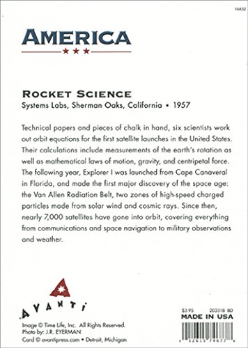 Avanti Equations for Satellite America Collection - Funny Birthday Card for Math Lovers | Perfect Gift for Nerdy Friends & STEM Enthusiasts | Birthday Greeting Card for Scientists & Engineers