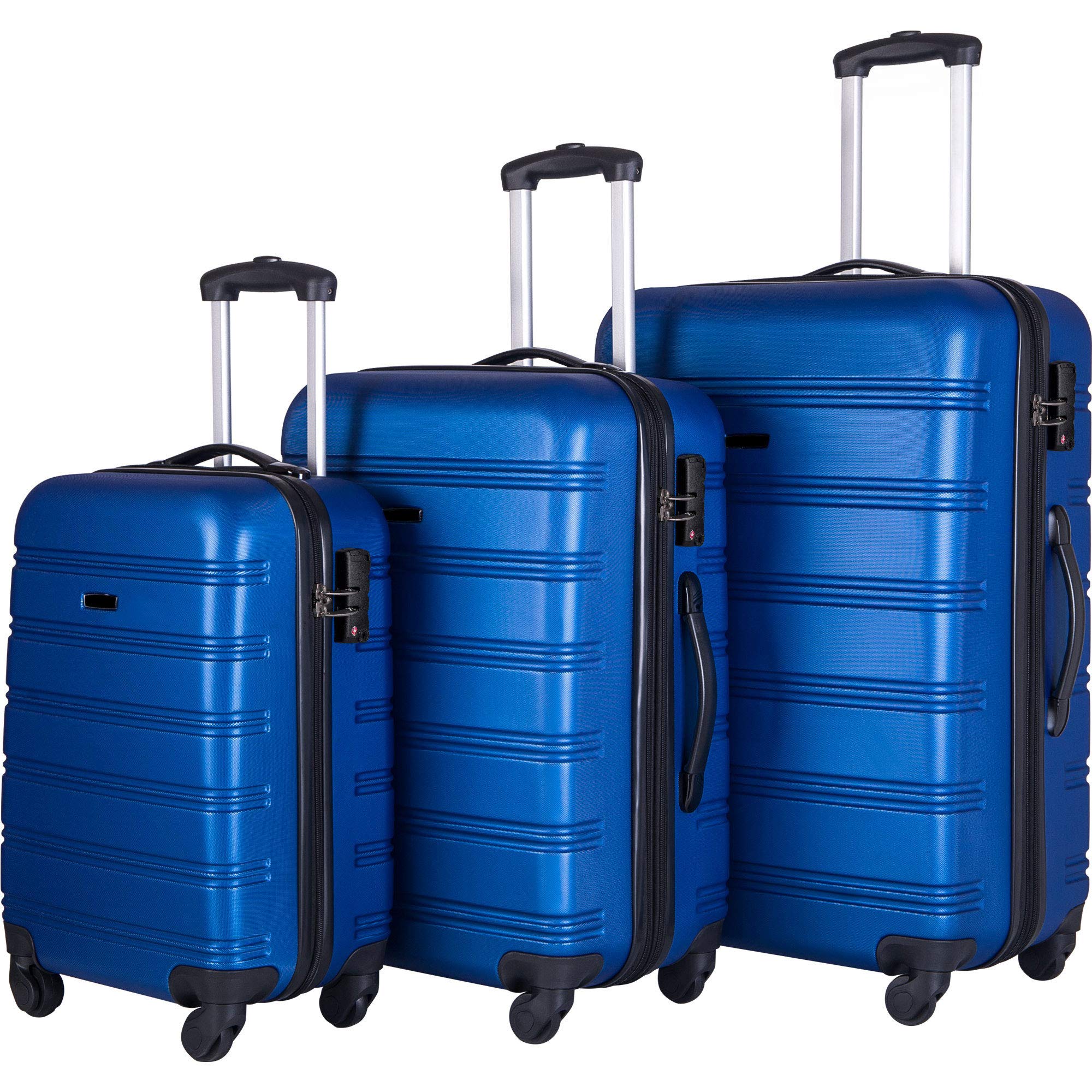 HomVent 3-Piece Expandable Hardside Spinner Luggage Set - Lightweight Large Suitcases with TSA Lock & Smooth Wheels (20