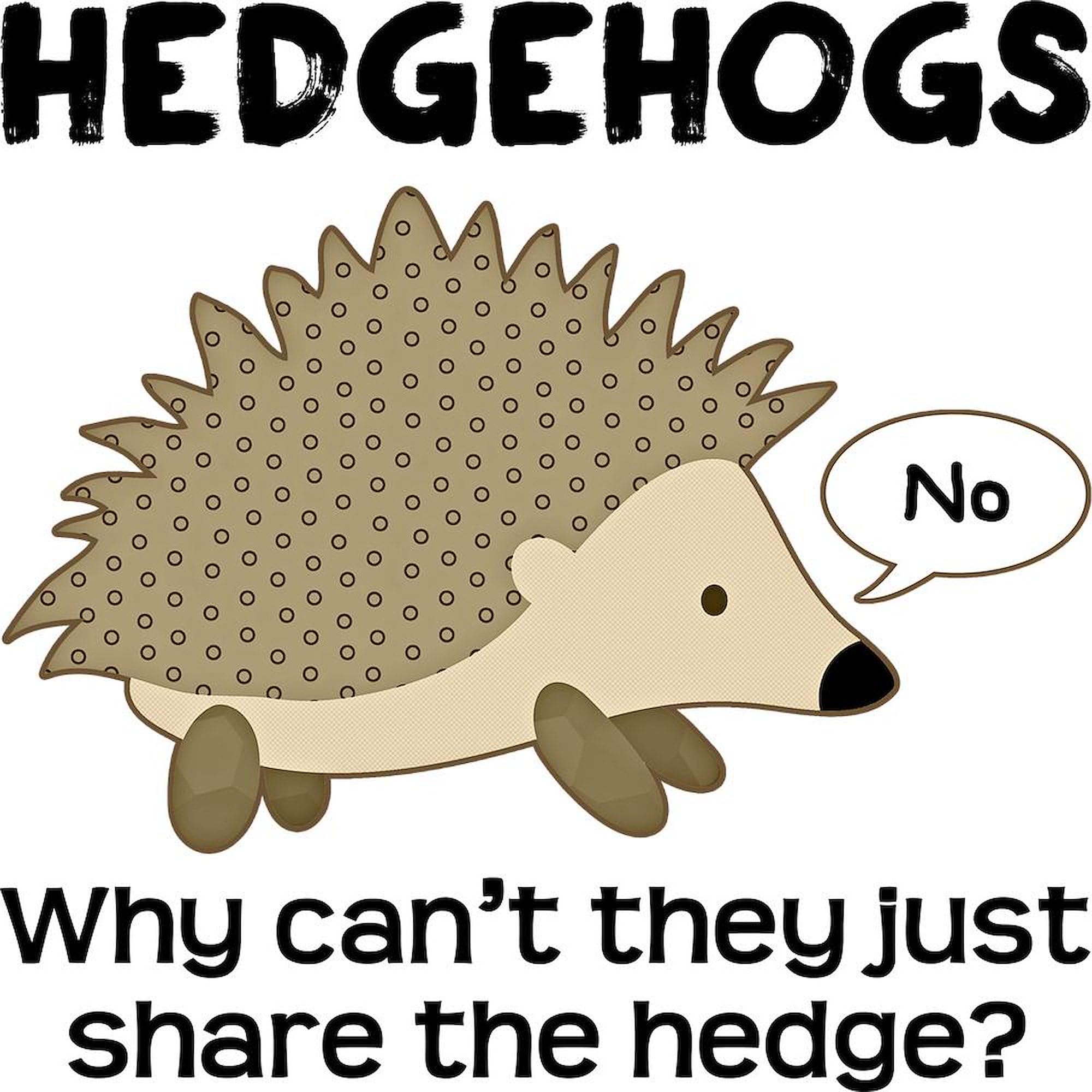 Hedgehog Pun 20oz Ceramic Coffee Mug - Large Insulated Tea Cup with Cute Animal Design - Perfect for Home, Office & Gift Giving