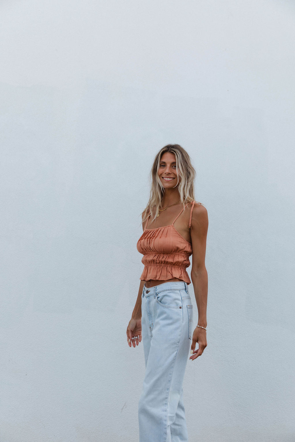 Lagoon Woven Cotton Gauze Tank Top for Women - Breathable Summer Beachwear, Casual Loungewear & Boho Style Outfits