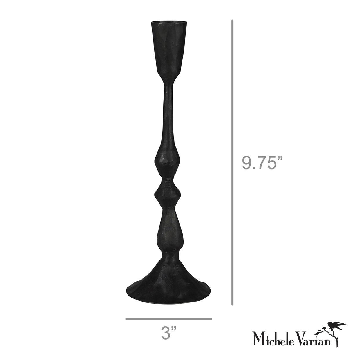 Blackened Iron Jones Taper Holder 9.75 Inch - Heavy Duty Metal Tool Holder for Woodworking, Metalworking & DIY Projects - Perfect for Workshops, Garages & Craft Rooms
