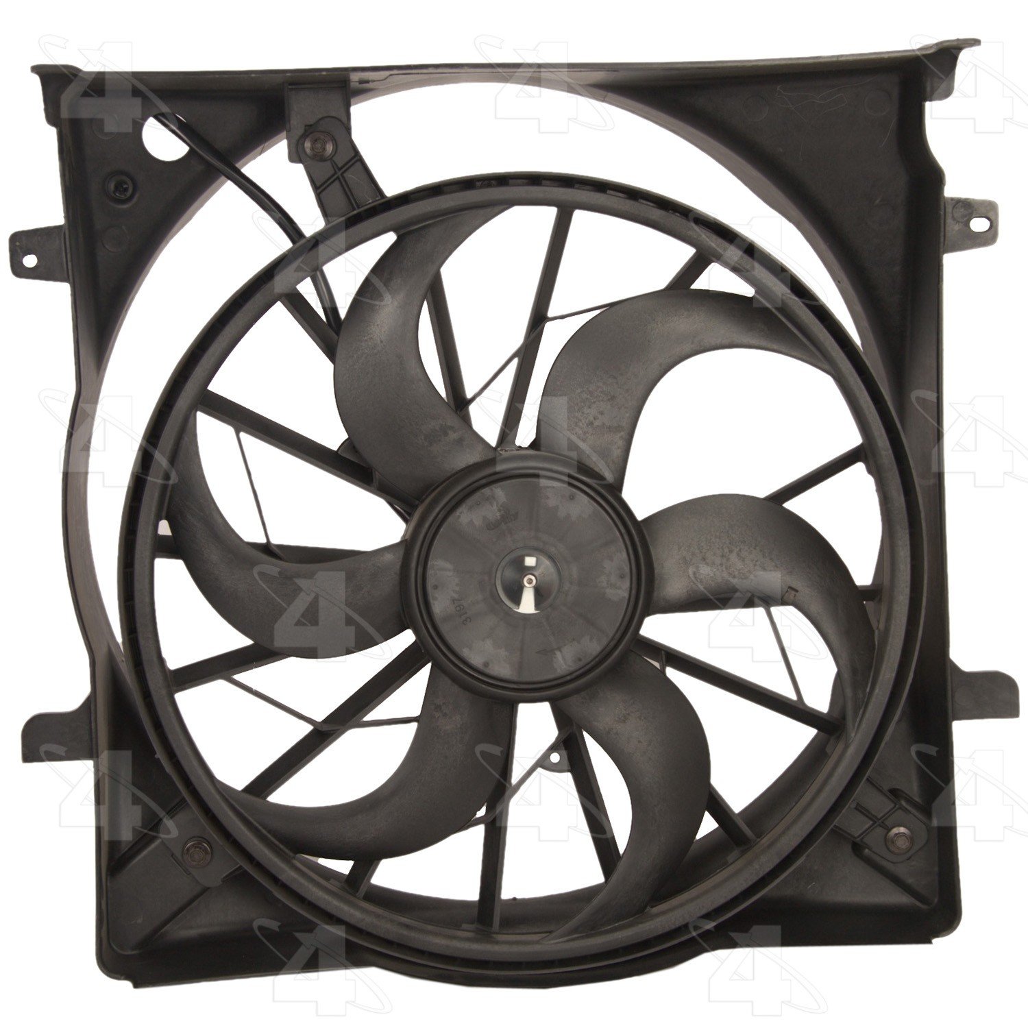 Four Seasons Radiator Fan Motor Assembly 75657 - Replacement Cooling Fan for Cars, Trucks & SUVs - Perfect for Engine Overheating Prevention & AC Performance