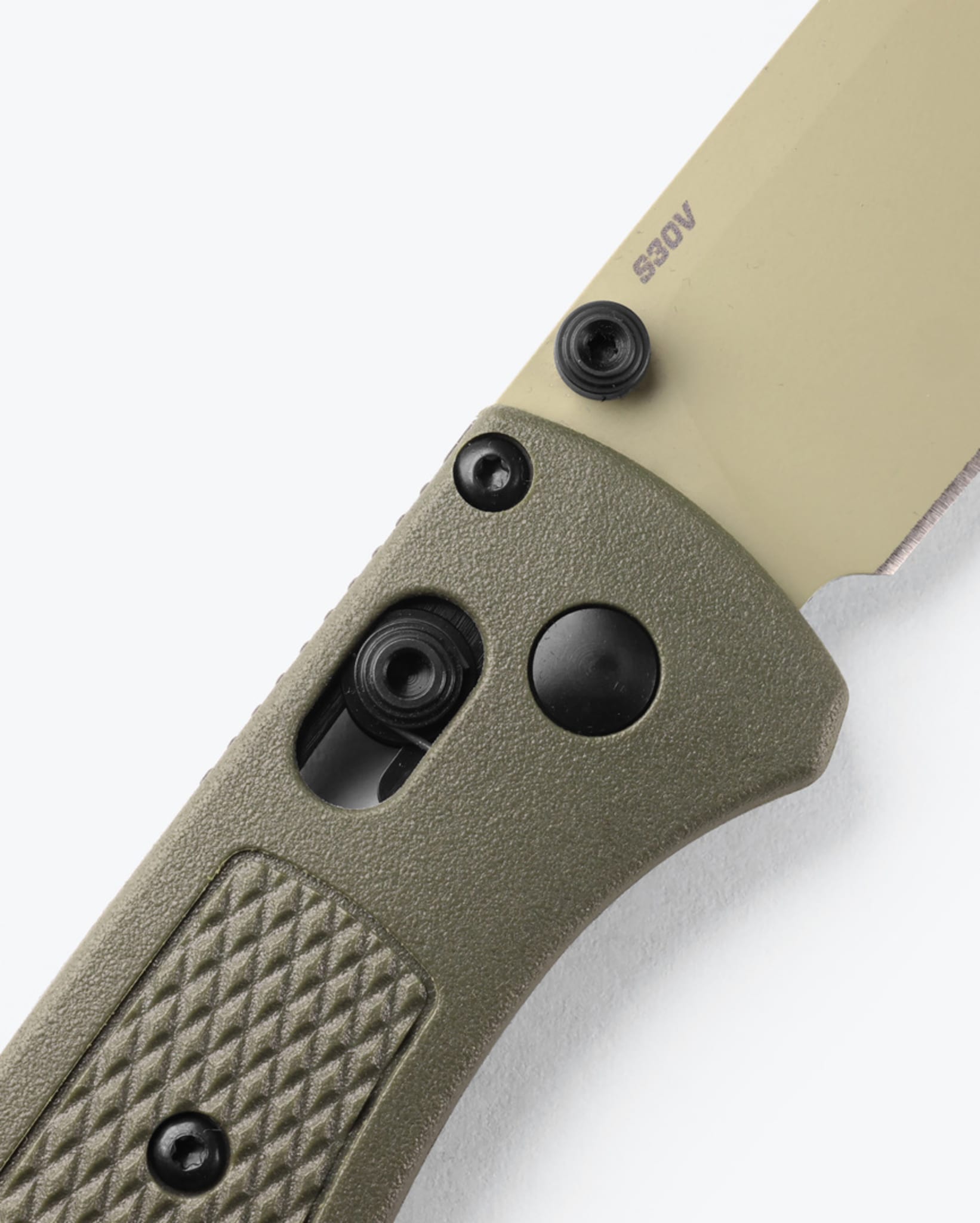 Bugout® Knife - Dark Olive Grivory® Handle, EDC Folding Pocket Knife for Outdoor Camping, Hiking & Everyday Carry